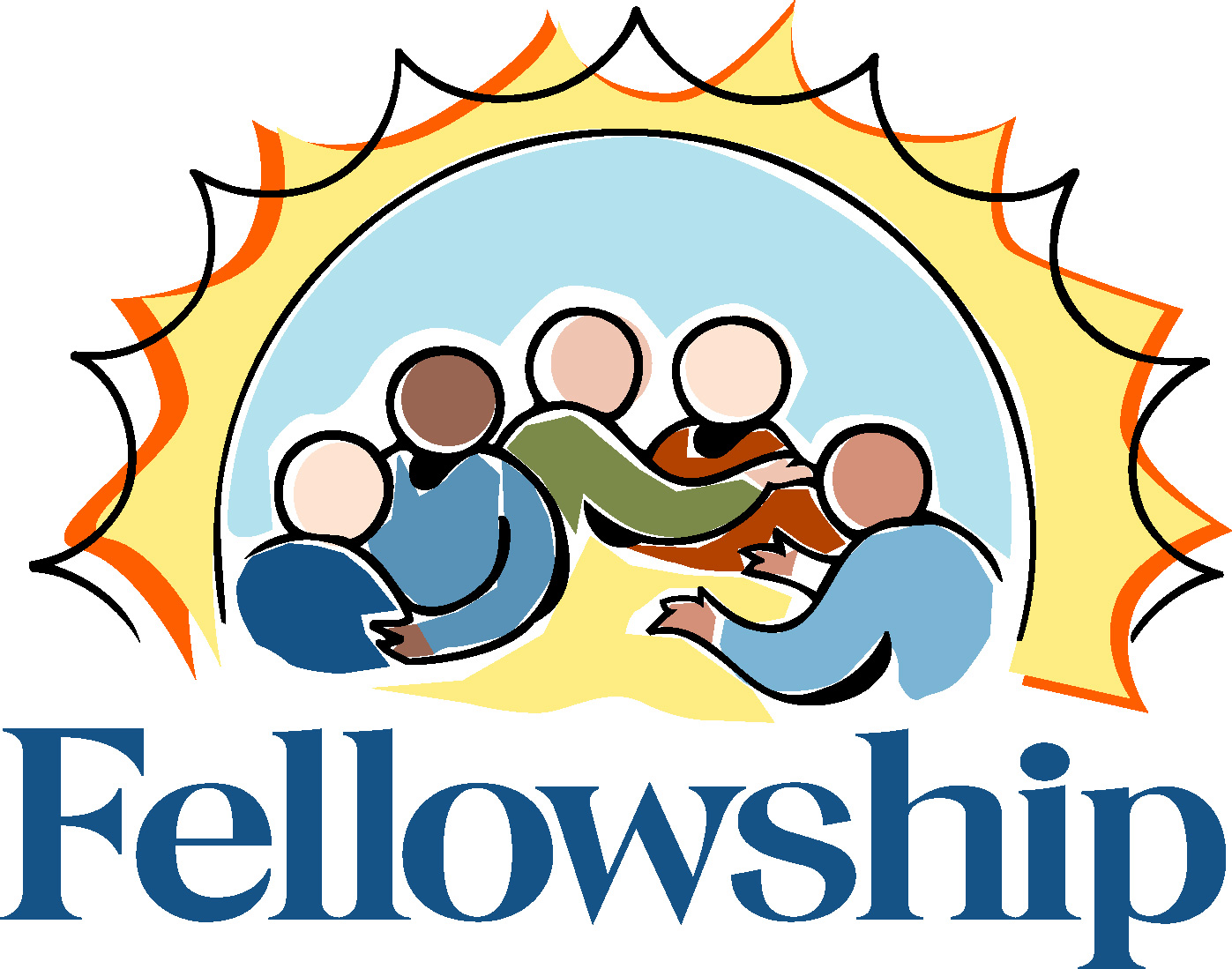 Church Fellowship Dinner Clip Art Image In Vector Cliparts Category At 